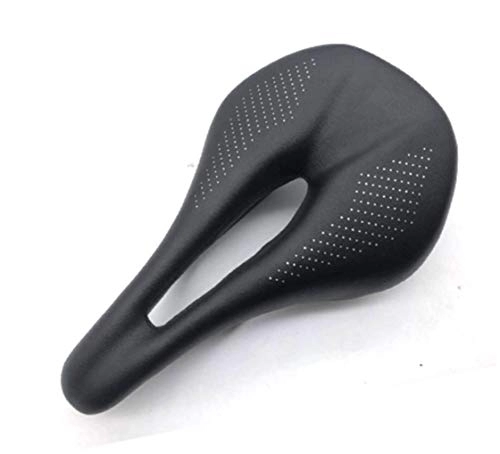 Mountain Bike Seat : DSGYZQ Bicycle Seat Cushion Hollow Breathable Bicycle Saddle Race Bicycle Seat Suitable for Road Bike Mountain Bike, Black