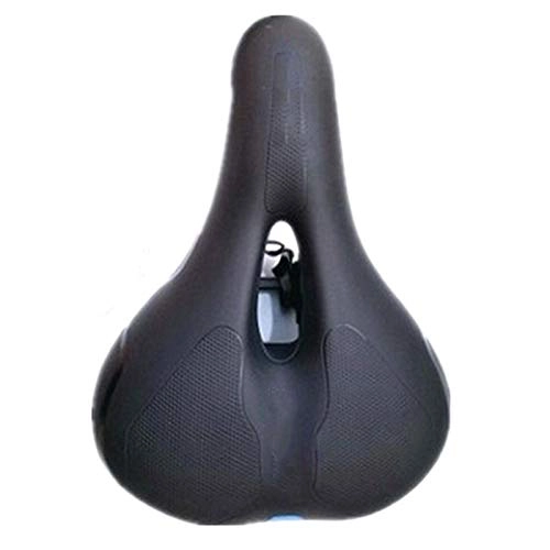 Mountain Bike Seat : DXDUI Bicycle Saddle Super Soft Silicone Cushion Thicken Comfortable Waterproof Easy To Install for Mountain Bike Folding Bike And Road Bike with Installation Tools, Blue