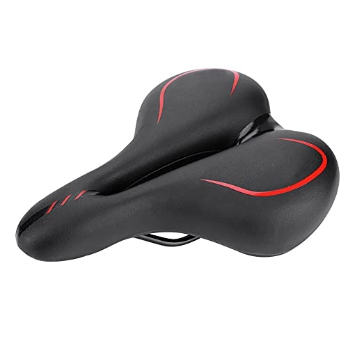 Mountain Bike Seat : DXXWANG Ultralight Cushioned Mountain / Road Bike Bicycle Shock Absorption Seat Saddle