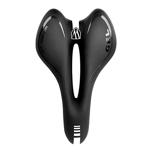 Mountain Bike Seat : DYQ Bicycle Seat 1Pc Bicycle Seat Breathable Bicycle Saddle Seat Creative Practical Cycling Supplies Breathable Comfortable Bicycle Seat (Color : Black)