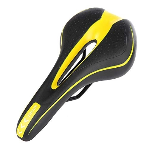 Mountain Bike Seat : Eastbuy Bike Seat - Mountain Road Bike Soft Seat Breathable Shockproof Saddle Replacement Bicycle Accessory(yellow)