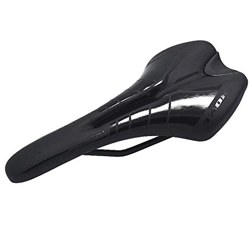 Mountain Bike Seat : ECOMN Bicycle Saddle Bike Seat PU Leather Hollow Sports Style Bicycle Accessories for Man Comfort (color : Hollow)