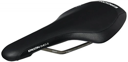 Mountain Bike Seat : Ergon SME3-SPro Bicycle SaddleUnisex, Titanium Black, S