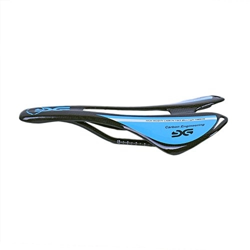 Mountain Bike Seat : ESEN SP superlight Full Carbon Fiber MTB / Road bike cycling Hollow saddle 3k matte / glossy (glossy, blue)