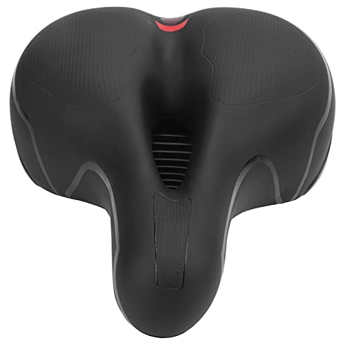 Mountain Bike Seat : Eulbevoli Double Springs Bike Saddle c, Comfortable Mountain Bike Saddle Eye-catching Taillight Ergonomics Design for Riding Without Pain for Men and Women