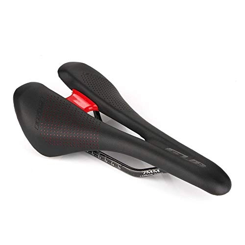 Mountain Bike Seat : F Fityle Mountain Road Bike Seat Bicycle Hollow Microfiber Leather Saddle Comfort Vent Holes for Women Men Adult Cycling Accessories
