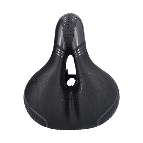 Mountain Bike Seat : FASJ Saddle Pad, Ergonomic Enlarged Rear Wing Design Bicycle Cover Shock Absorption Breathable Soft Thickened for Mountain Bike for Cycling