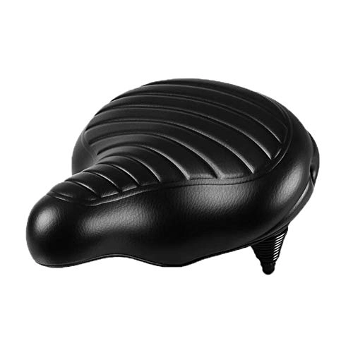 Mountain Bike Seat : FDY Mountain Bike Bicycle Saddle Cushion Comfortable And Breathable Soft High Elasticity Shock Absorb Non-Slip Unisex for Most Bicycles, Black