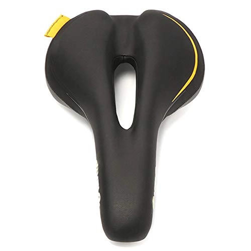 Mountain Bike Seat : FDY Mountain Bike Saddle Bicycle Seat Comfortable And Breathable Soft Shock Absorption Suitable for Most Bicycles 278 * 150 Mm