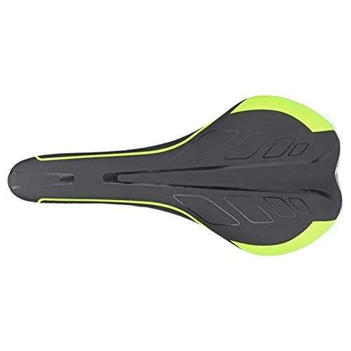Mountain Bike Seat : FDY Mountain Bike Saddle Comfortable Bicycle Seat Breathable Soft Cycling Cushion Suitable for Most Bicycles, black fluorescent yellow