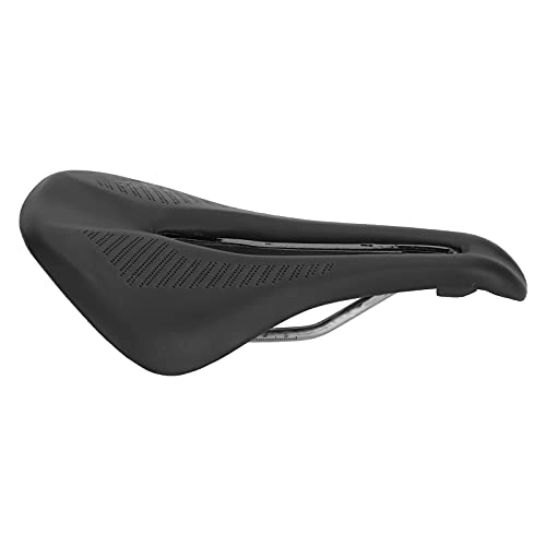 Mountain Bike Seat : FECAMOS Bicycle Hollow Saddle, Competitive Level Comfortable and Breathable Bike Saddle Hollow Design with Microfiber Leather for Cycling