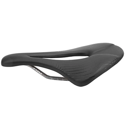 Mountain Bike Seat : FECAMOS Mountain Bike Cushion, Hollow Bike Saddle Breathable Easy To Install No Burden for Most Men and Women