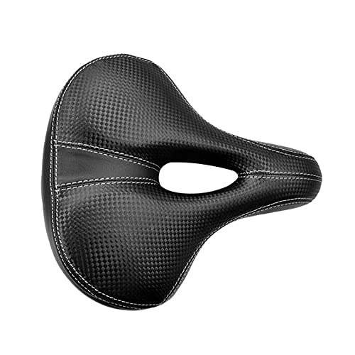 Mountain Bike Seat : feifei Bicycle Seat Big Butt Saddle Mountain Bike Wide Seat Bicycle Shock Absorber Accessories Hollow Breathable And Comfortable