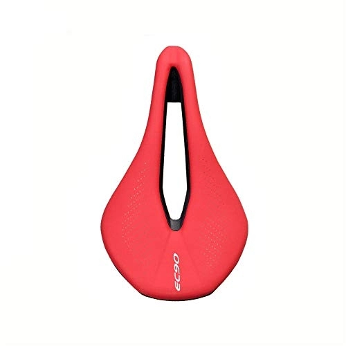 Mountain Bike Seat : Feixunfan Bike Seat Bicycle Seat Travel Road Mountain Bike Saddle Easy Installation And Adjustment Of The Three Colors for Mountain Bikes Etc (Color : Red)