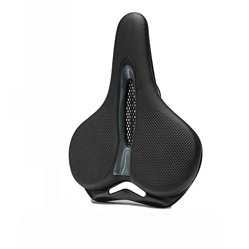 Mountain Bike Seat : FIAWAX Bicycle Saddle MTB Mountain Road Bike Seat PU Breathable Comfortable Soft Cushion for Accessories (Color : C)