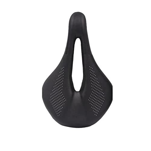 Mountain Bike Seat : FIAWAX Ultralight Carbon fiber saddle road mtb mountain bike bicycle saddle for man cycling saddle trail comfort races seat Accessories (Color : Black 240x155mm)