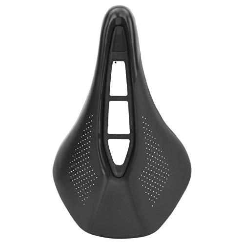 Mountain Bike Seat : FOLOSAFENAR High Strength Bicycle Saddle Hollow Lightweight Cycling Replacement Accessory, Suitable for Mountain Bikes(black)