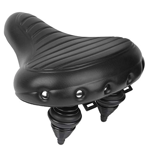 Mountain Bike Seat : FOLOSAFENAR Mountain Bike Saddle Hollow and Breathable Saddle Cycling And Fishing Lovers Women And Men Universal(black)