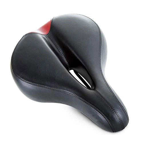 Mountain Bike Seat : FUJGYLGL Bike Seat Bicycle Saddle Comfort Cycle Saddle Wide Cushion Pad Soft Cycle Seat Suitable for Women and Men, Professional in Road Bike, Mountain Bike, Exercise Bike