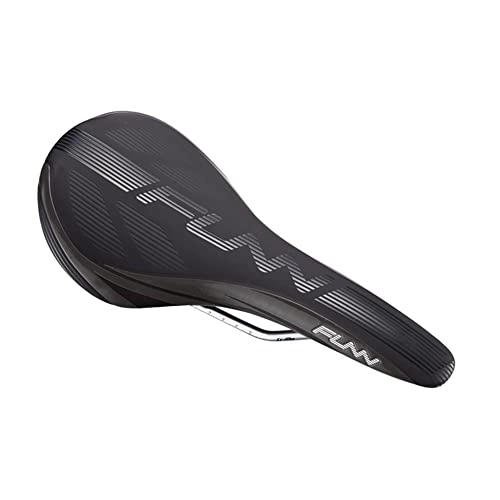 Mountain Bike Seat : Funn Adlib HD Mountain Bike Saddle with Durable and Light CrMo Rails, Comfortable and Stable Bicycle Saddle, Vinyl Leather Covered Bicycle Saddle For MTB, BMX and Road Bike (Black)