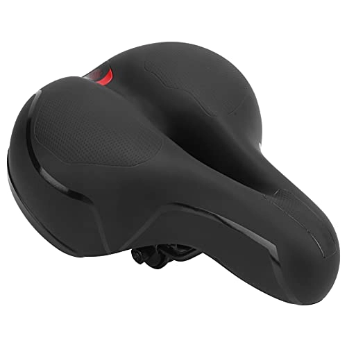 Mountain Bike Seat : Gaeirt Waterproof Bicycle Saddle, Easy To Install Eye-catching Taillight Non-pain Mountain Bike Saddle for Riding Without Pain