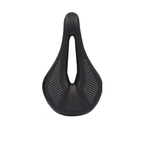 Mountain Bike Seat : GFMODE Ultralight Carbon fiber saddle road mtb mountain bike bicycle saddle for man cycling saddle trail comfort races seat Accessories (Color : Black 240x143mm)