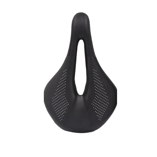 Mountain Bike Seat : GFMODE Ultralight Carbon fiber saddle road mtb mountain bike bicycle saddle for man cycling saddle trail comfort races seat Accessories (Color : Black 240x155mm)