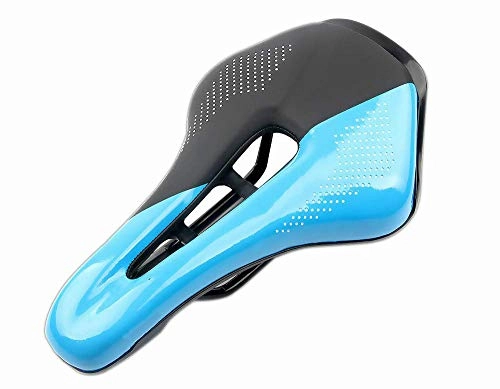 Mountain Bike Seat : GJJSZ Bike Saddle Bicycle Seat Mountain Bike Saddle For Bikes Racing Soft Shock Absorber Breathable Cycle Triathlon Cycling Accessories