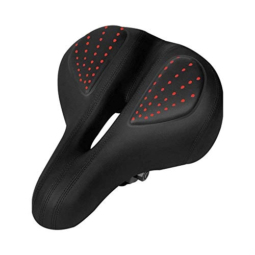 Mountain Bike Seat : GJJSZ Bike Saddle Mountain Bike Seat Breathable Comfortable Bicycle Seat with Central Relief Zone and Ergonomics Design Relax Your Body Road Bike and Mountain Bike Reflective