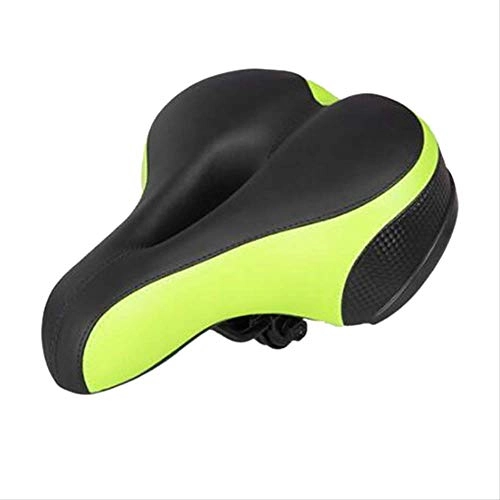 Mountain Bike Seat : GLOVEY Bike Seat Cushion For Men Comfort Oversized, Breathable Mtb Bike Cycling Comfort Hollow Out Seat Reflective Strip Mountain Bicycle Saddle