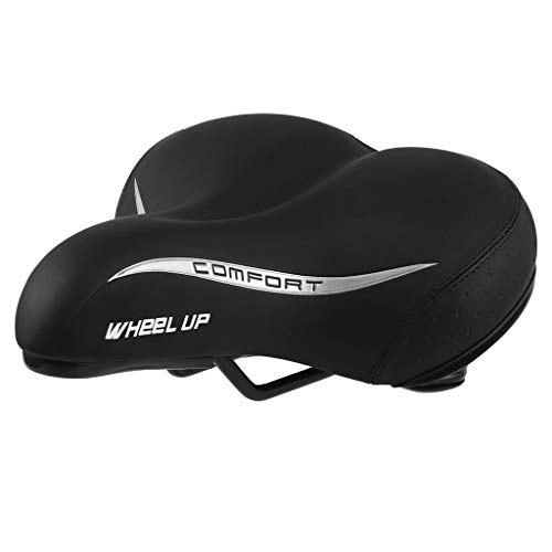 Mountain Bike Seat : GR&ST Saddle Bike Mountain Cushion, Breathable Middle Groove Reduces Pressure Soft and Comfortable Seat Cushion, Ergonomic and Unique Reflective Design Cushion