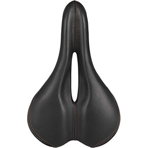 Mountain Bike Seat : Gyubay Bicycle Seat Comfortable Bike Seat Cover Bicycle Seat for Mountain Bike for Men and Women (Color : Black, Size : One size)