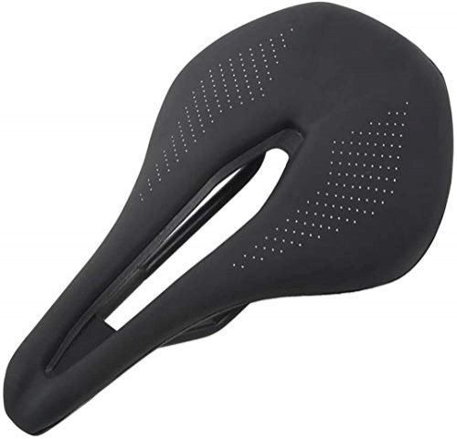 Mountain Bike Seat : Hammer Bicycle Saddle – Comfortable Saddle for Men and Women, Bike Saddles Mountain Racing Saddle PU Breathable Soft Seat Cushion - Waterproof Bike Seat with Airflow System (Color : Black)