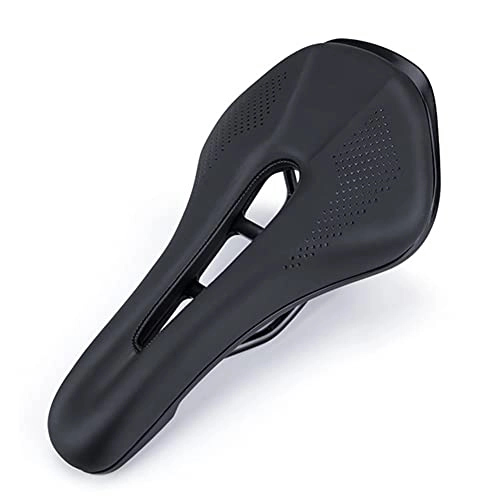 Mountain Bike Seat : HBYXGS Bicycle Seat Cover Retractable Mountain Bike Seat Cushion Rubber Man Seat Cushion Mountain Bike Bicycle Parts Bicycle (Color : Black)