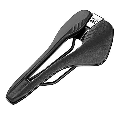Mountain Bike Seat : Hellery Breathable PU Surface Bicycle Seat Bike Saddle Cushion for Women and Men Shock proof Outdoor Road Mountain Bikes Replacement Cycling Pads - Black