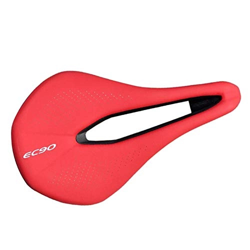 Mountain Bike Seat : Hellery Cycling Cycling Saddle Mountain Road Gel Pad Sport Soft Cushion Seat - Red