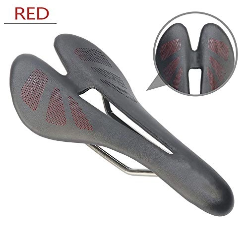 Mountain Bike Seat : HHHKKK Bike Saddle Mountain Bike Seat Breathable Cycling Seat Cushion Pad With Central Relief Zone and Ergonomics Design Fit for Road Bike and Mountain Bike