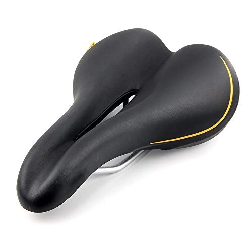 Mountain Bike Seat : HHHKKK Mountain Bike seat, Bike Seat, Bicycle Saddle Black Water Proof, Suitable Outdoor and Indoor Bicycle, Saddle with Soft Cushion Improves Comfort for Mountain