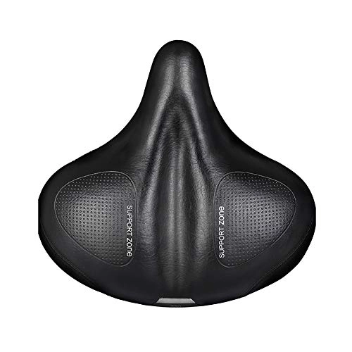 Mountain Bike Seat : HKYMBM Bicycle Saddle, The Most Comfortable Replacement Bicycle Seat Cushion Widen Spring Shock Bicycle Seat