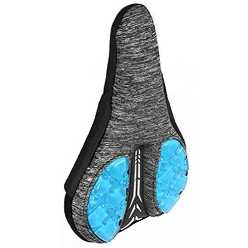 Mountain Bike Seat : HLY Trading Bicycle Seat Cushion Silicone Seat Cushion Mountain Bike Silicone Soft Seat Cushion Bicycle Equipment Riding Accessories Cycling Parts (Color : Grey)