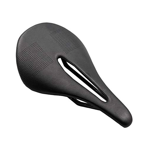 Mountain Bike Seat : HLY Trading Cycling Shock Absorbing Outdoor High Elastic Bike Saddle Road Mountain Bicycle Wear-resistant Carbon Fiber Universal Cushion Cycling Parts (Color : Black)