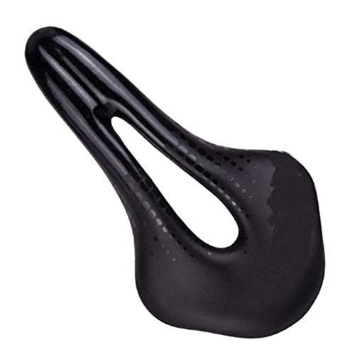 Mountain Bike Seat : HLY Trading Mountain Bike Parts Saddle Pad MTB Support Ergonomic For Seat Accessories Cycling Parts (Color : Black)