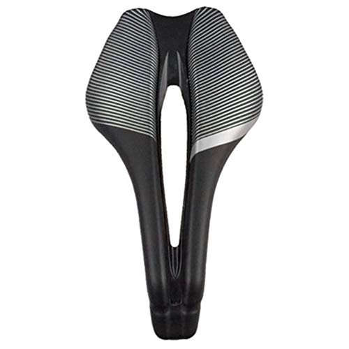 Mountain Bike Seat : HLY Trading Race Bicycle Bike Saddle Road MTB Saddle Mountain Comfortable Lightweight Soft Cycling Seat Spare Parts for Bicycles Cycling Parts (Color : Black)