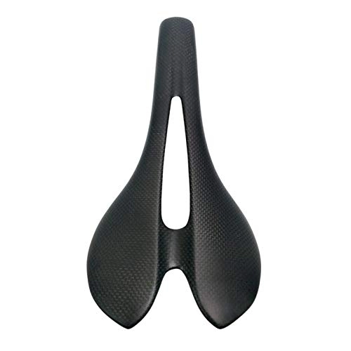 Mountain Bike Seat : HLY Trading Ultralight Carbon Saddle MTB Road Mountain Bike Bicycle Saddle Carbon Seat 3k Black Matte Glossy Bicycle Parts Cycling Parts (Color : 3K Glossy)
