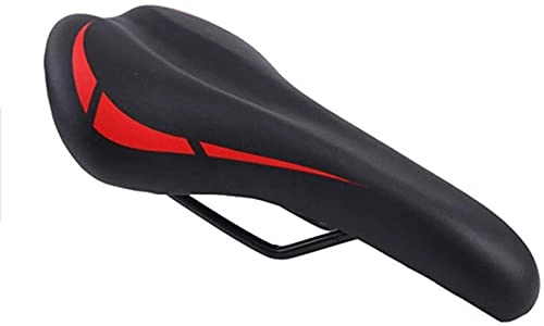 Mountain Bike Seat : Hmmsnzy Professional Soft Bike Saddle， Comfortable PU Leather Bicycle Saddle Road Bike Mountain Bike Saddle Bicycle Seat Indoor And Outdoor Riding Accessories, D Bicycle Saddle for MTB, Spinning Bikes