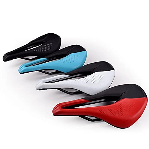 Mountain Bike Seat : Homeluck Bike Saddle Hollow Bicycle Mountain Bike Seat Cushion Hollow Breathable Bicycle Seat Shock Absorption Riding Accessories