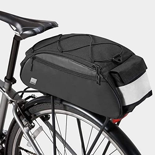 Mountain Bike Seat : HOMPER Cycle Saddle Rear Rack Pannier Bike Bag 10 L Mountain Road MTB Bicycle Bike Trunk Bag Bicycle Accessories Shoulder Handbag Bag Pannier Black