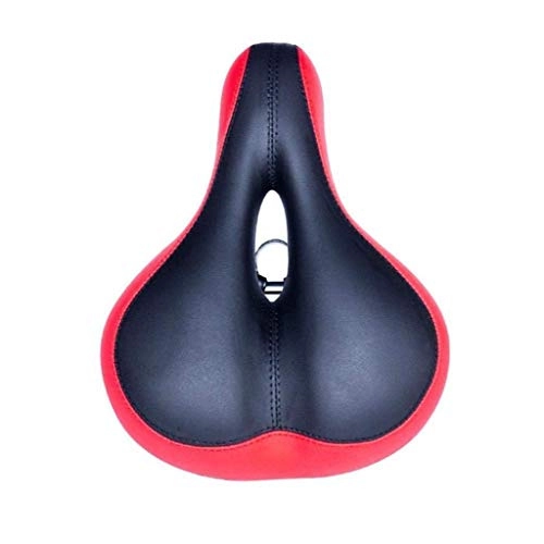 Mountain Bike Seat : HONGJ Bicycle Seat, Mountain Bike Bicycle Saddle, Thick And Comfortable Soft Pad, Bicycle Riding Sports Equipment Accessories