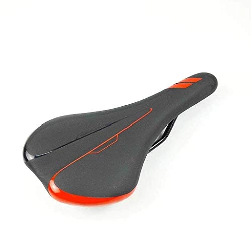 Mountain Bike Seat : HONGJ Bicycle Seat, Mountain Bike Exercise Bike, Streamlined Seat Cushion Saddle, Comfortable And Durable, Bicycle Accessories, Cycling Sports And Fitness Travel Equipment 27.5 * 13.5cm