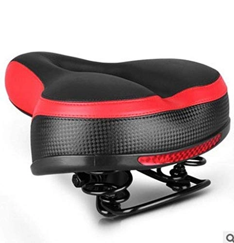 Mountain Bike Seat : HONGJ Bicycle Seat, Mountain Bike Seat Cushion, Comfortable Shock Absorber Saddle, Outdoor Riding Gear 26 * 21cm